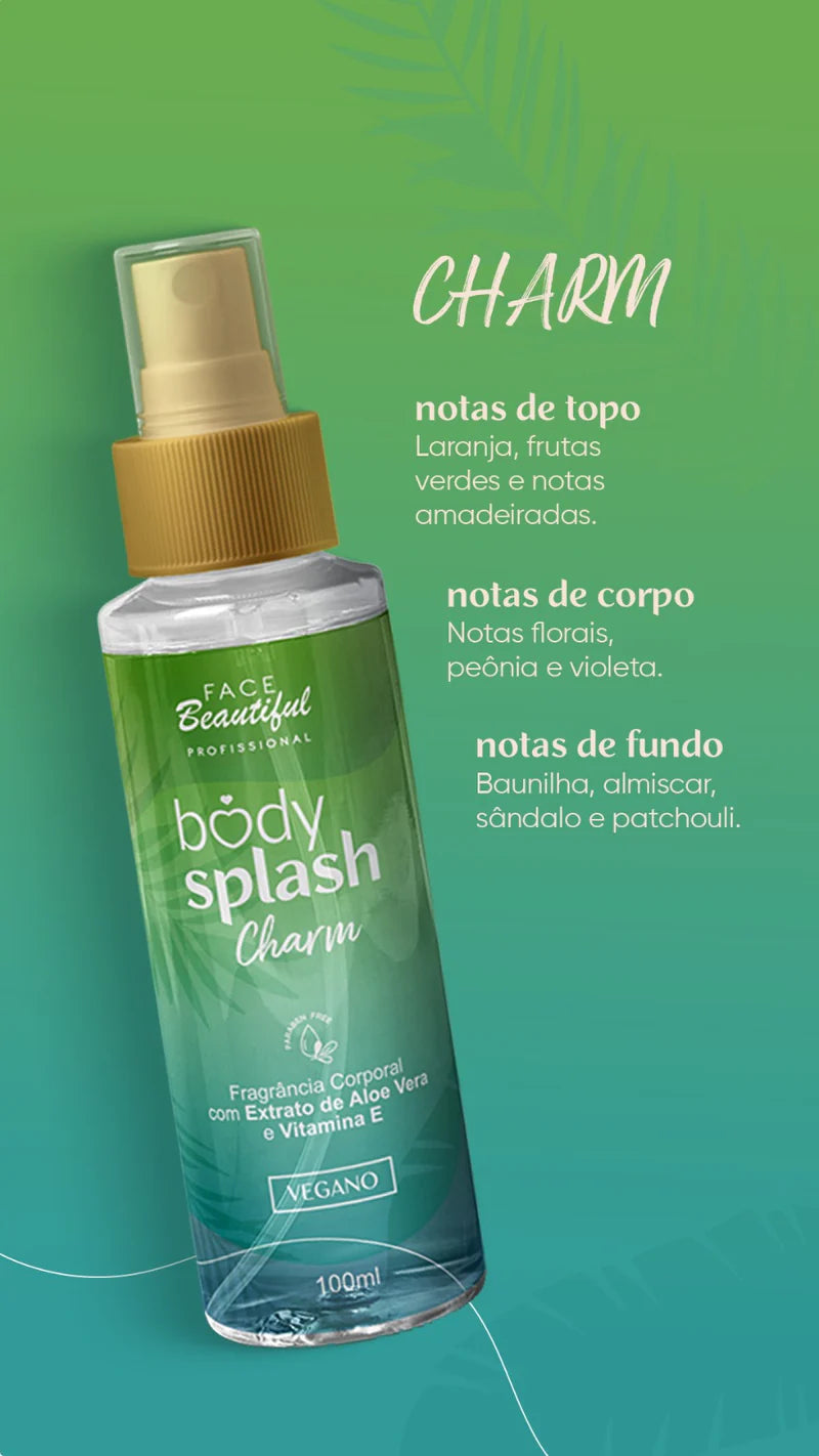 Body splash face beauty