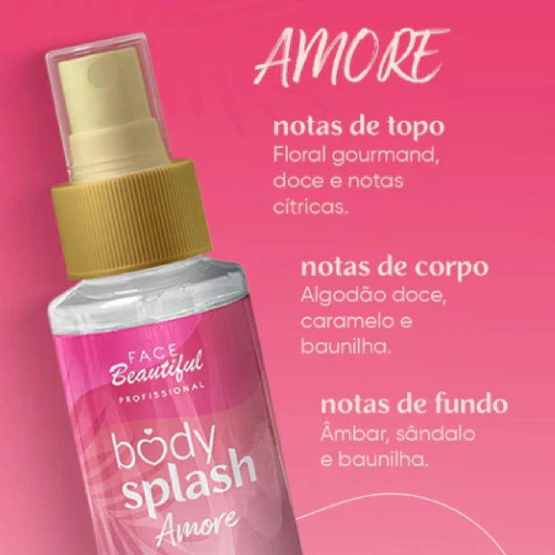 Body splash face beauty