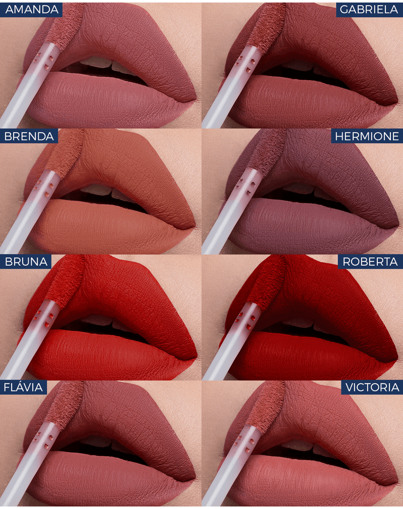 Batom matte Bruna Tavares