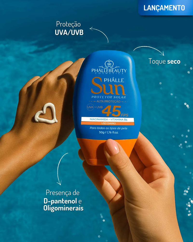 Protetor solar 45 - phallebeauty