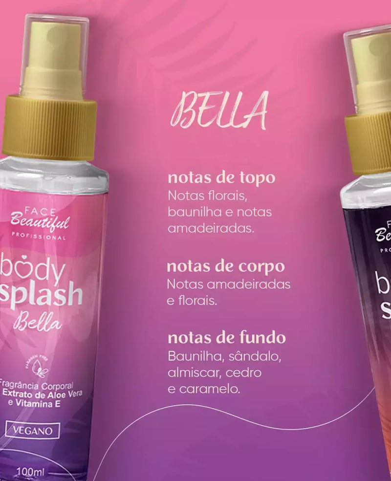 Body splash face beauty
