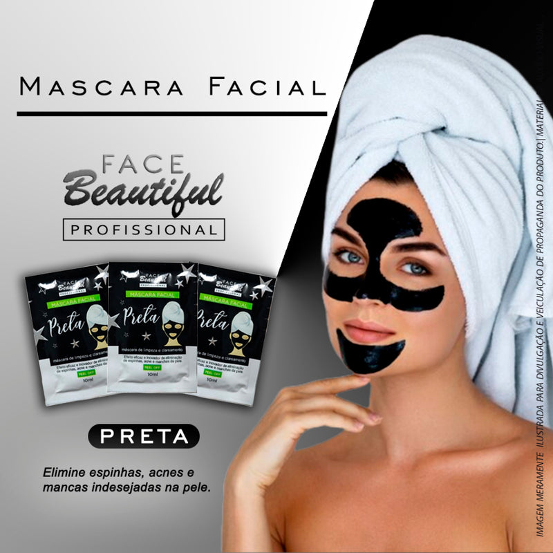 Máscara preta - Face beautyful