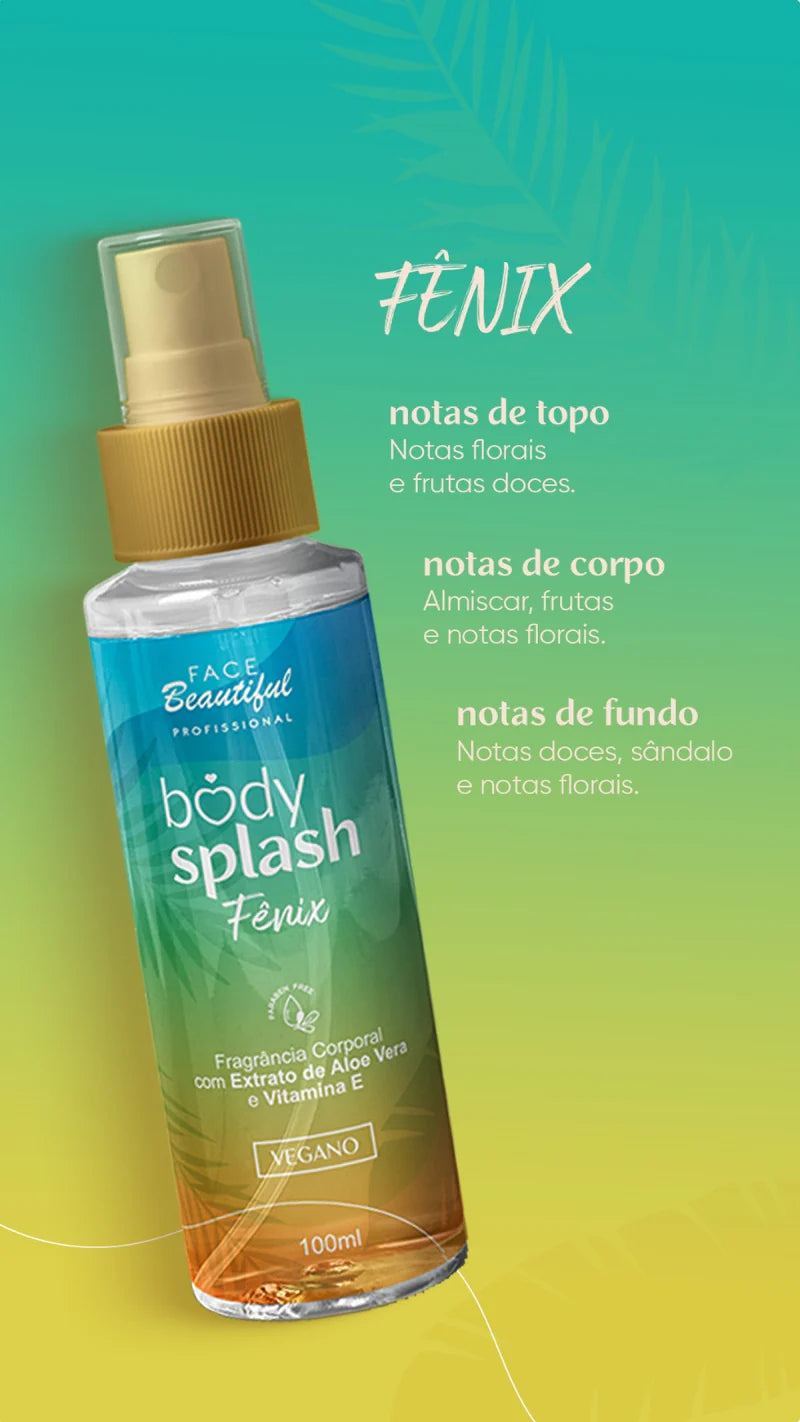 Body splash face beauty