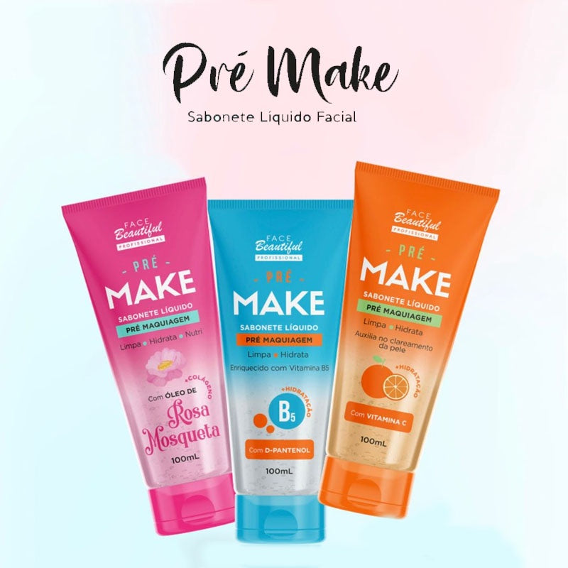 Sabonete líquido pré make